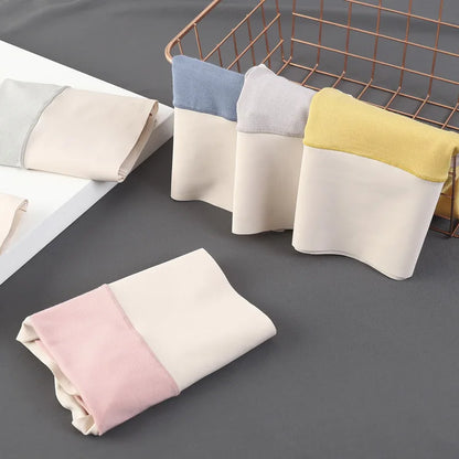 Women's Panties 6PCS Modal High Waisted Tummy Tuck Triangle Pants Teenage Girls Plus Size Comfortable Triangle Panties