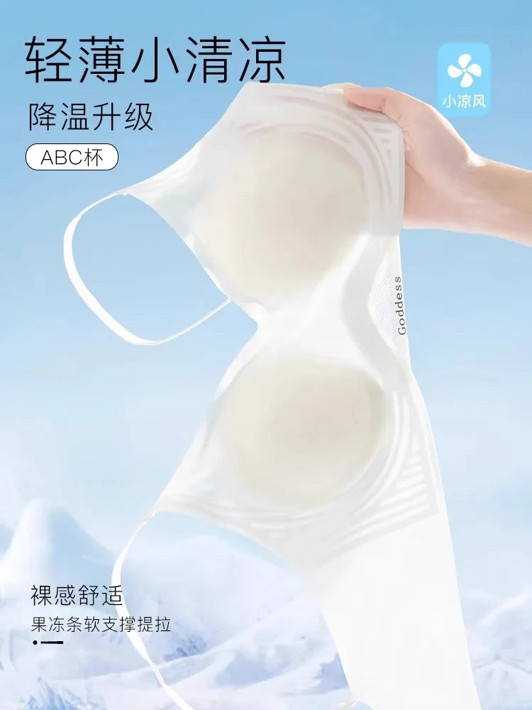 Summer Minimizer Bra Large Bust - Wireless Anti Sagging Bralette, Seamless Breathable Lightweight No Underwire Everyday Comfort